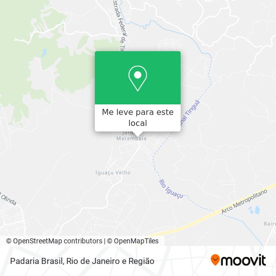 Padaria Brasil mapa