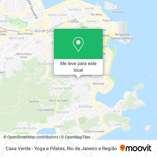 Casa Verde - Yoga e Pilates mapa