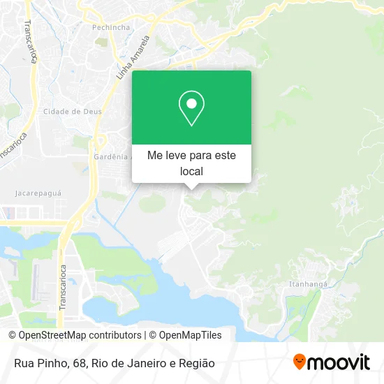 Rua Pinho, 68 mapa