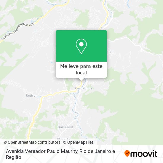 Avenida Vereador Paulo Maurity mapa
