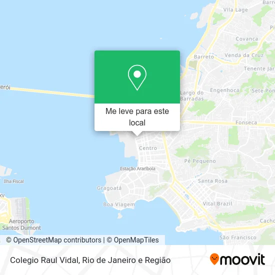 Colegio Raul Vidal mapa