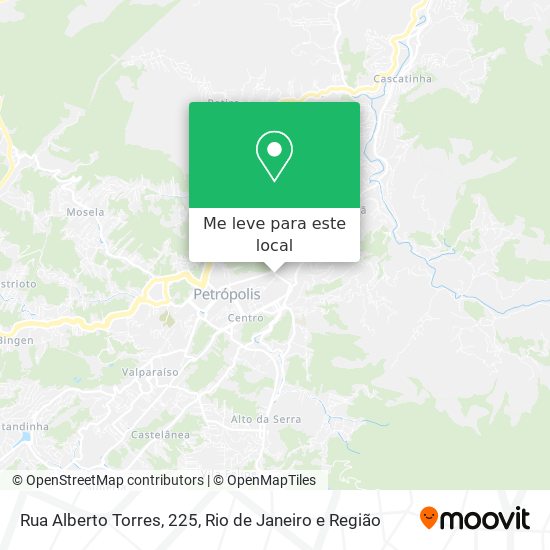 Rua Alberto Torres, 225 mapa