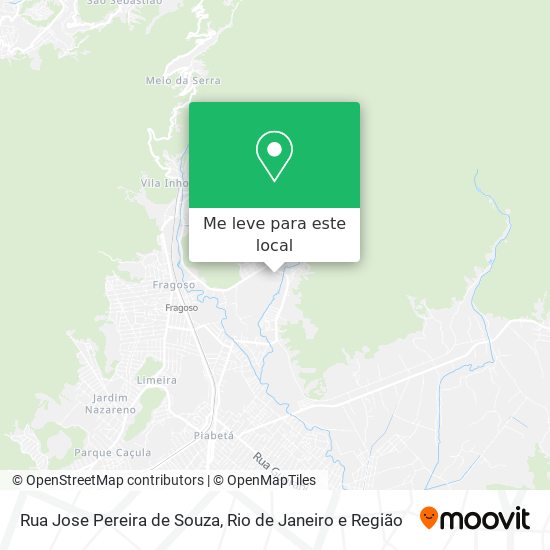 Rua Jose Pereira de Souza mapa