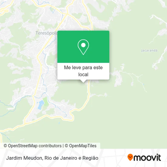 Jardim Meudon mapa