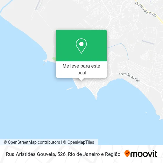 Rua Aristides Gouveia, 526 mapa