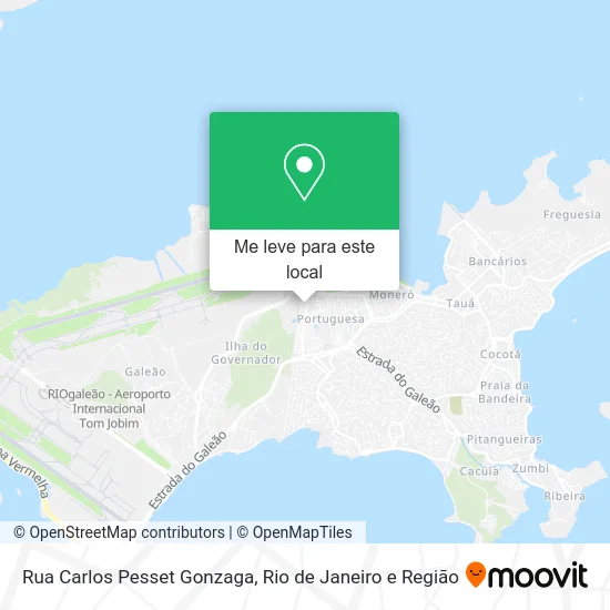 Rua Carlos Pesset Gonzaga mapa