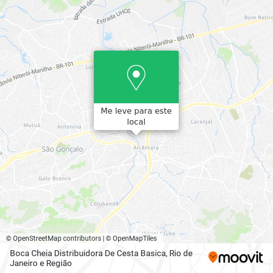 Boca Cheia Distribuidora De Cesta Basica mapa