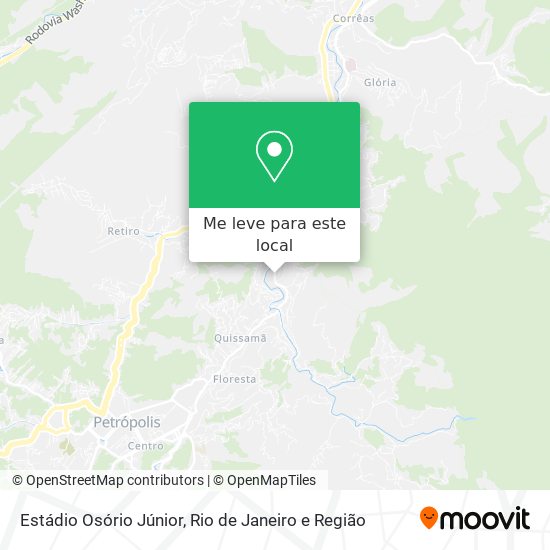 Estádio Osório Júnior mapa