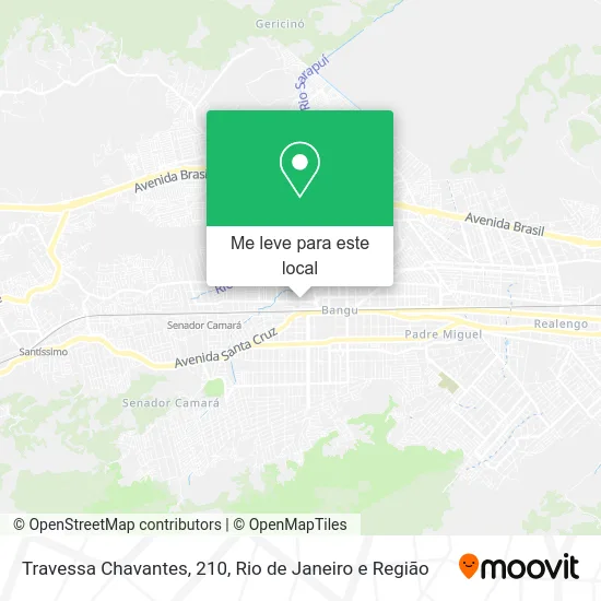 Travessa Chavantes, 210 mapa