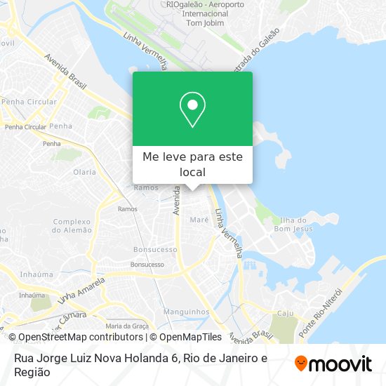 Rua Jorge Luiz Nova Holanda 6 mapa