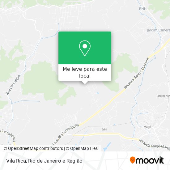 Vila Rica mapa