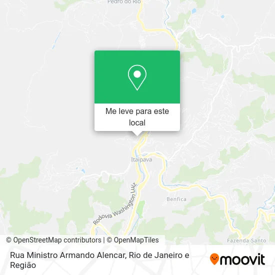 Rua Ministro Armando Alencar mapa