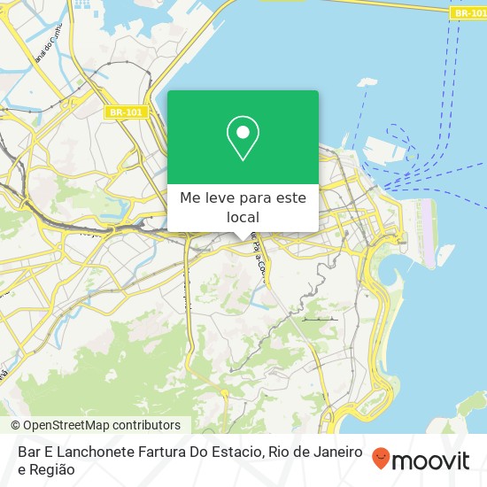 Bar E Lanchonete Fartura Do Estacio mapa