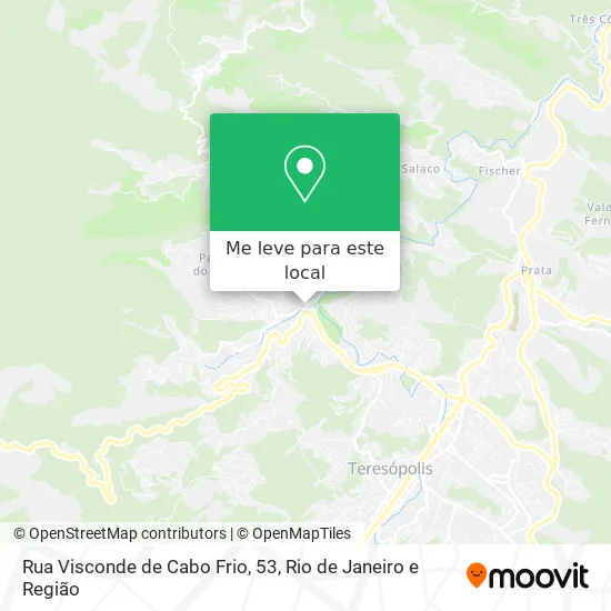 Rua Visconde de Cabo Frio, 53 mapa