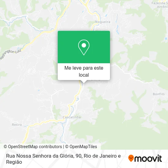Rua Nossa Senhora da Glória, 90 mapa