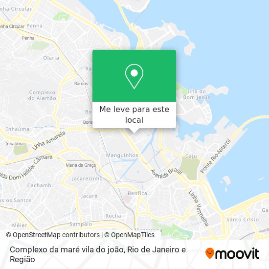 Complexo da maré vila do joão mapa