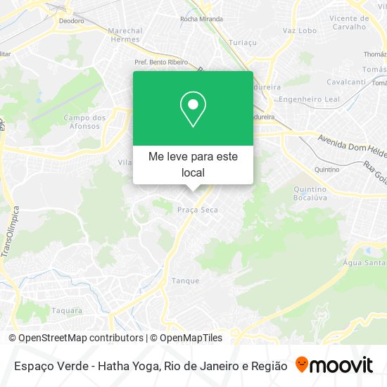 Espaço Verde - Hatha Yoga mapa