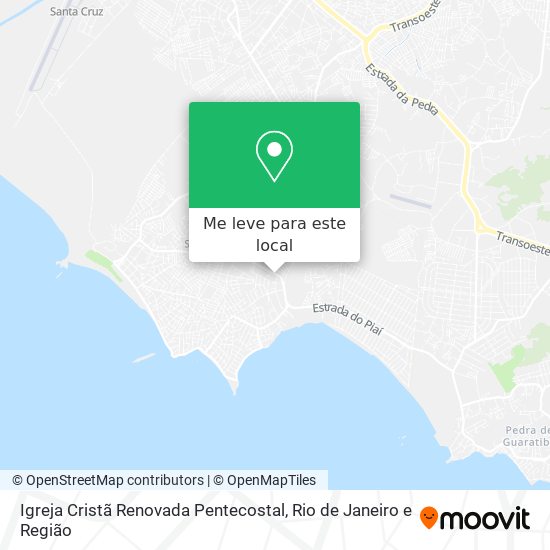 Igreja Cristã Renovada Pentecostal mapa