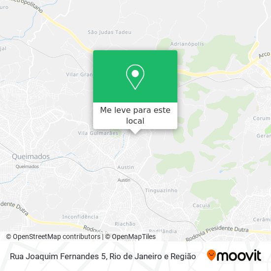 Rua Joaquim Fernandes 5 mapa