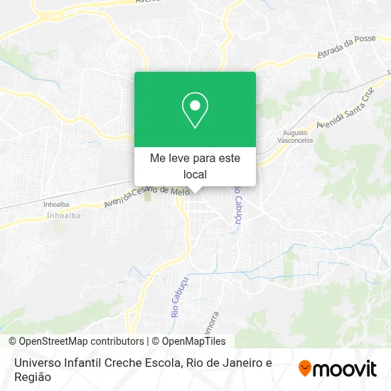 Universo Infantil Creche Escola mapa