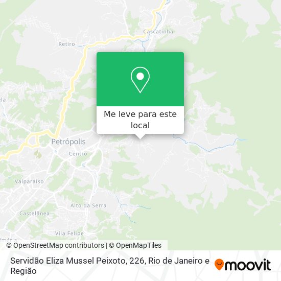 Servidão Eliza Mussel Peixoto, 226 mapa