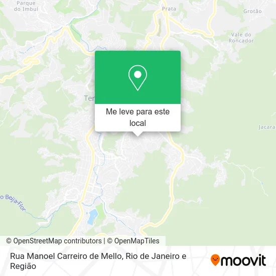 Rua Manoel Carreiro de Mello mapa