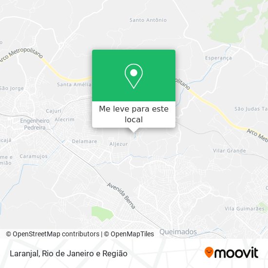 Laranjal mapa