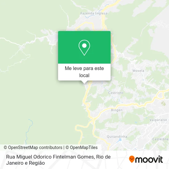 Rua Miguel Odorico Fintelman Gomes mapa