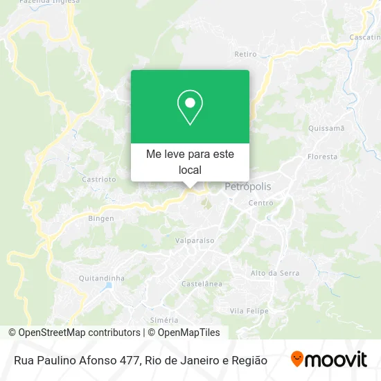 Rua Paulino Afonso 477 mapa