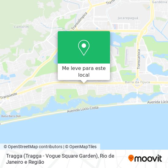 Tragga (Tragga - Vogue Square Garden) mapa