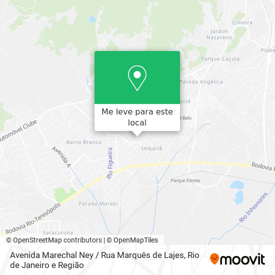 Avenida Marechal Ney / Rua Marquês de Lajes mapa