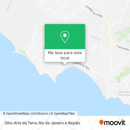 Sítio Arte da Terra mapa