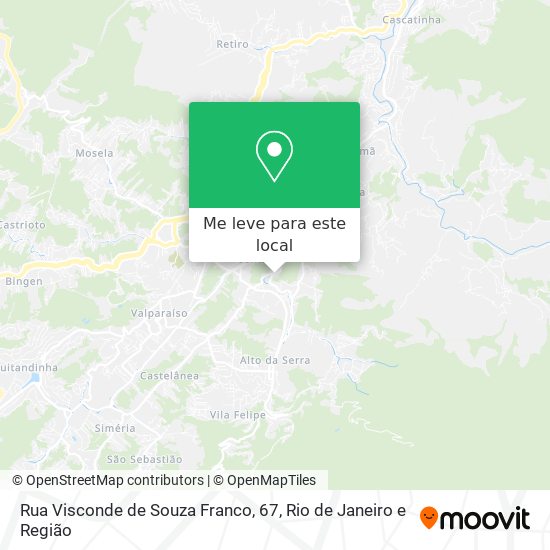 Rua Visconde de Souza Franco, 67 mapa