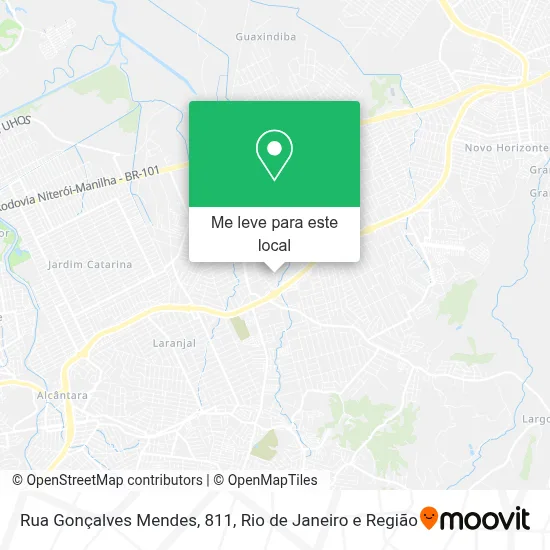 Rua Gonçalves Mendes, 811 mapa