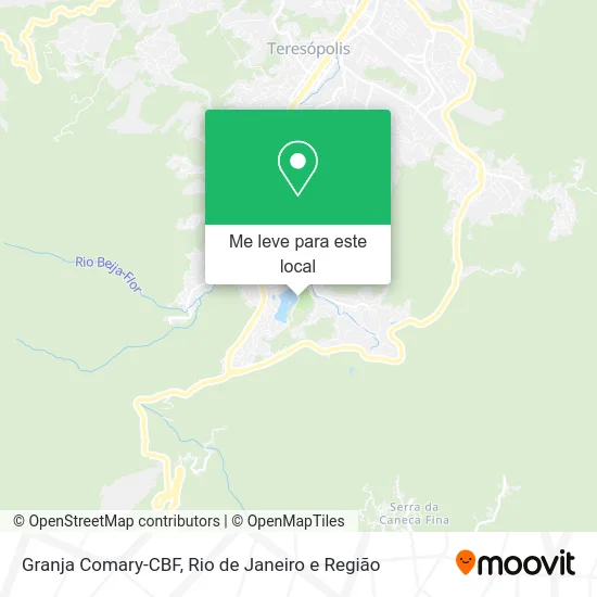 Granja Comary-CBF mapa