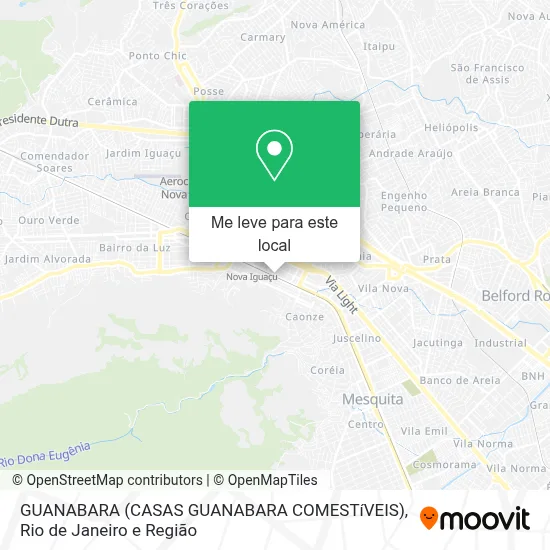 GUANABARA (CASAS GUANABARA COMESTíVEIS) mapa