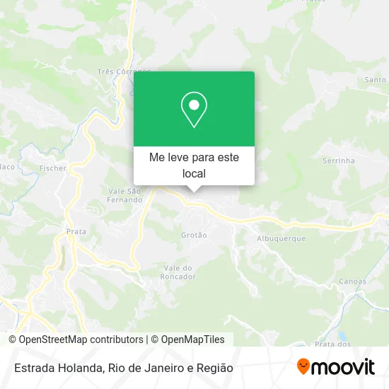 Estrada Holanda mapa