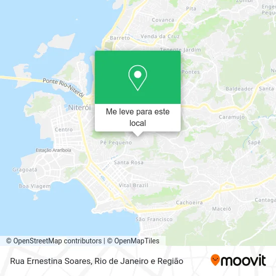Rua Ernestina Soares mapa