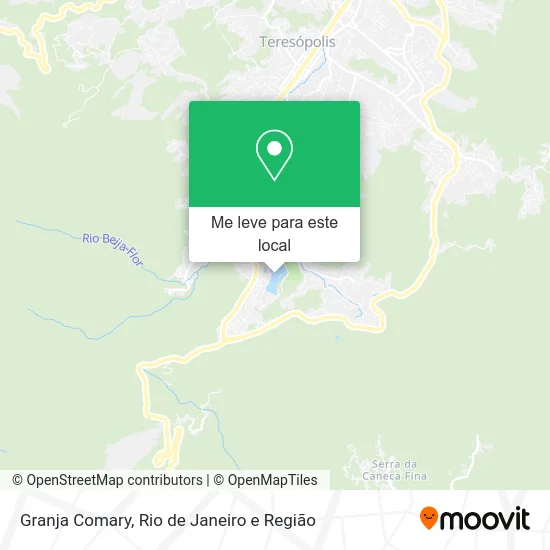 Granja Comary mapa