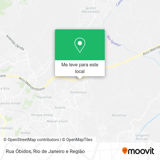 Rua Óbidos mapa
