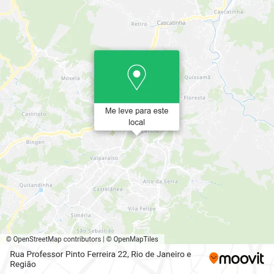 Rua Professor Pinto Ferreira 22 mapa
