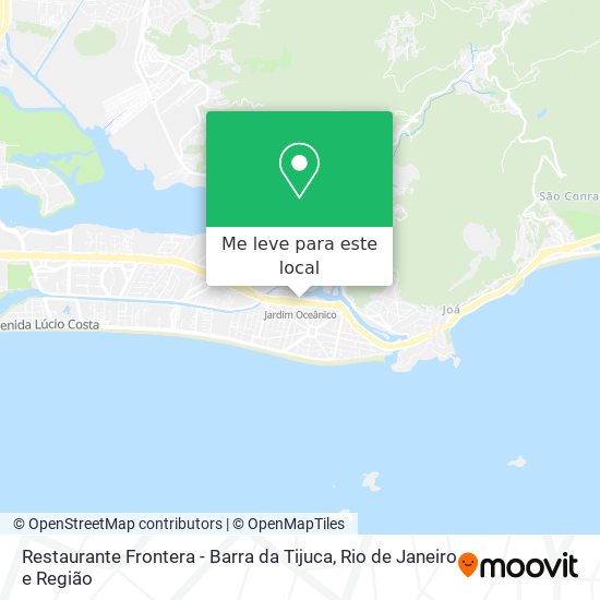 Restaurante Frontera - Barra da Tijuca mapa