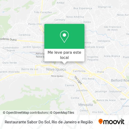 Restaurante Sabor Do Sol mapa
