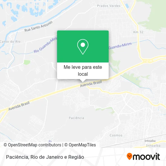 Paciência mapa