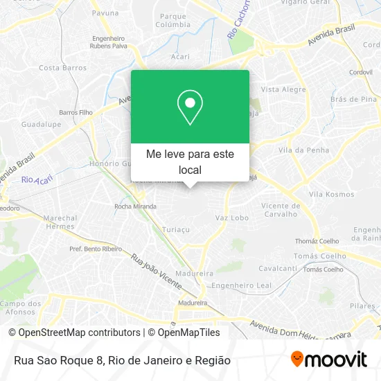 Rua Sao Roque 8 mapa