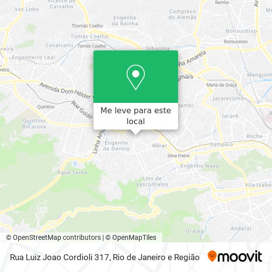 Rua Luiz Joao Cordioli 317 mapa