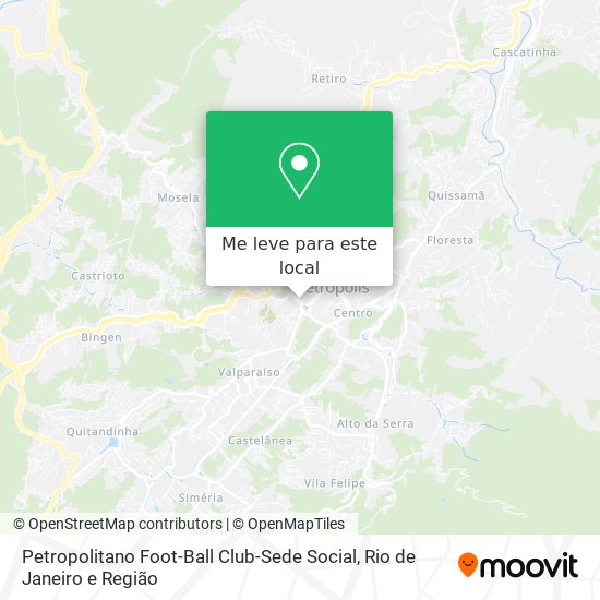 Petropolitano Foot-Ball Club-Sede Social mapa