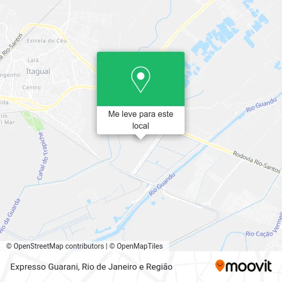 Expresso Guarani mapa
