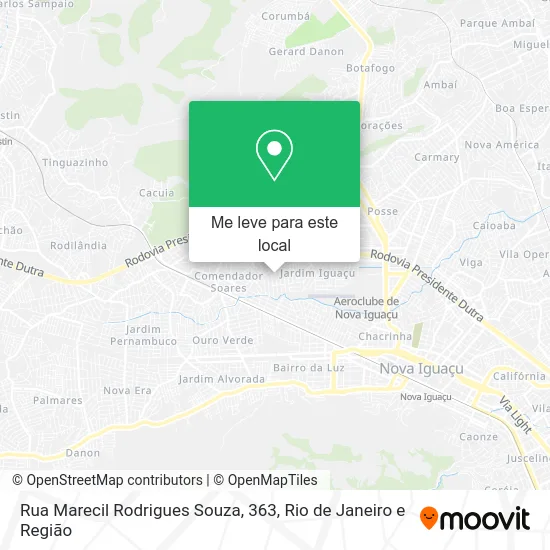 Rua Marecil Rodrigues Souza, 363 mapa