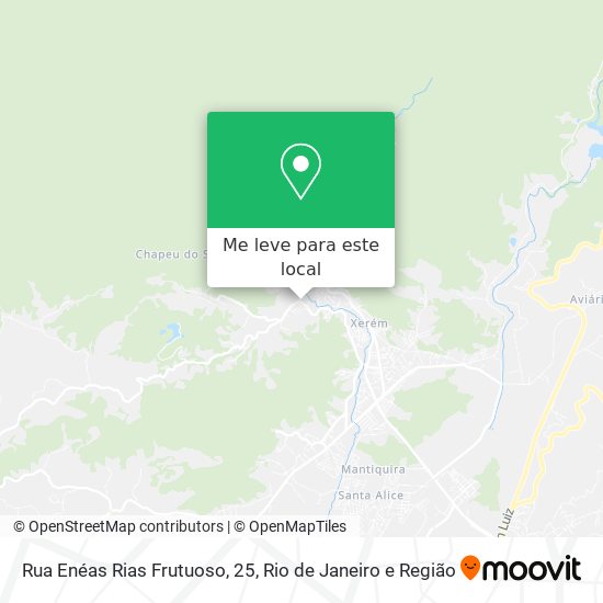 Rua Enéas Rias Frutuoso, 25 mapa